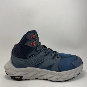 Hoka One One Anacapa Mid GTX Hiking Boot Womens 8.5 B Real Teal/Outer Space Blue